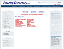 Tablet Screenshot of jewelrydirectory.org
